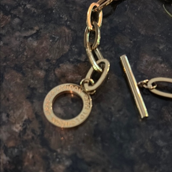 Men's Craftd London Gold Oval Link Chain Jewelry Bracelet tarnish-proof - Picture 2 of 2